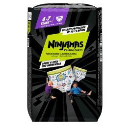 PAMPERS Ninjamas culott pyjamas garç 4-7 a 10 pce