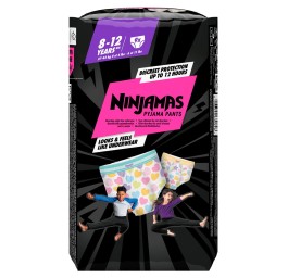 PAMPERS Ninjamas culott pyjamas fill 8-12 a 9 pce