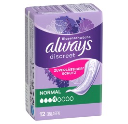 ALWAYS Discreet incontinence Normal (n) 12 pce