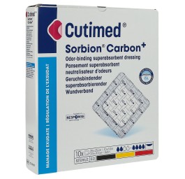 CUTIMED Sorbion Carbon+ 25x25cm 10 pce