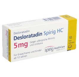 DESLORATADINE Spirig HC cpr pell 5 mg 10 pce