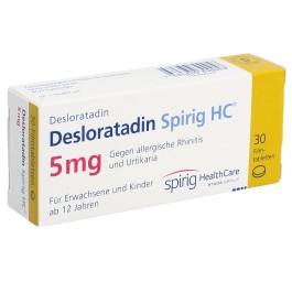 DESLORATADINE Spirig HC cpr pell 5 mg 30 pce
