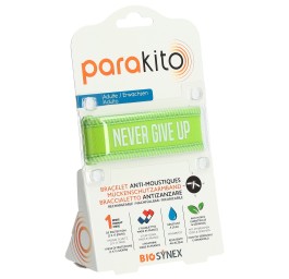 PARAKITO bracelet adulte Never Give Up vert