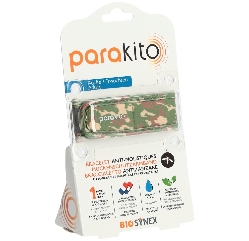 PARAKITO bracelet adulte camouflage PARAKITO bracelet adulte camouflage