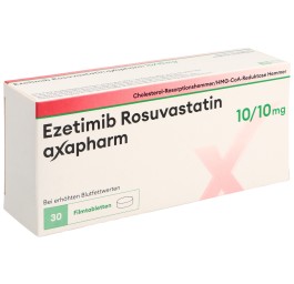 EZETIMIB ROSUVAST axapharm cpr pell 10/10mg 30 pce