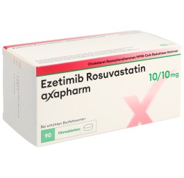 EZETIMIB ROSUVAST axapharm cpr pell 10/10mg 90 pce