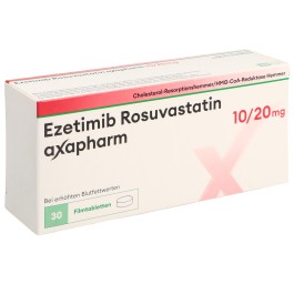 EZETIMIB ROSUVAST axapharm cpr pell 10/20mg 30 pce