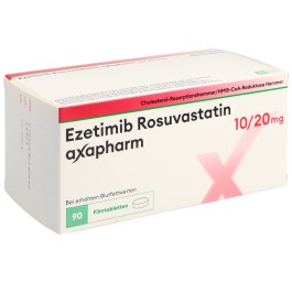 EZETIMIB ROSUVAST axapharm cpr pell 10/20mg 90 pce