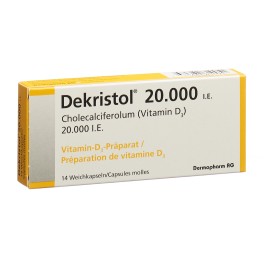 DEKRISTOL caps moll 20000 UI 14 pce