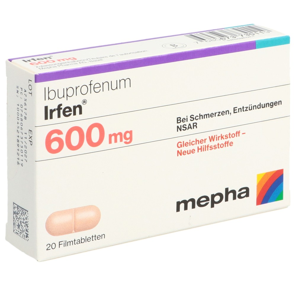 IRFEN cpr pell 600 mg 20 pce