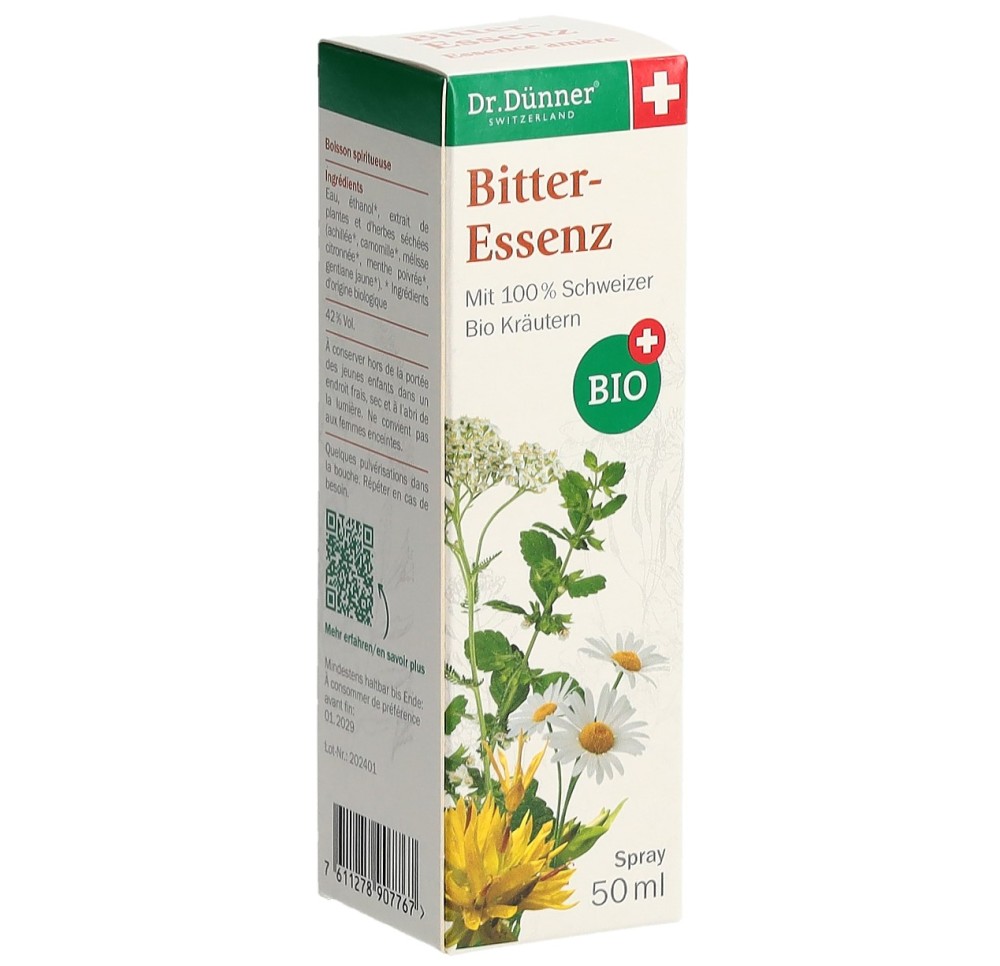 DÜNNER essence amère bio spr 50 ml