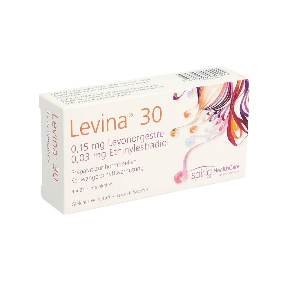 LEVINA 30 cpr pell 3 x 21 pce LEVINA 30 cpr pell 3 x 21 pce