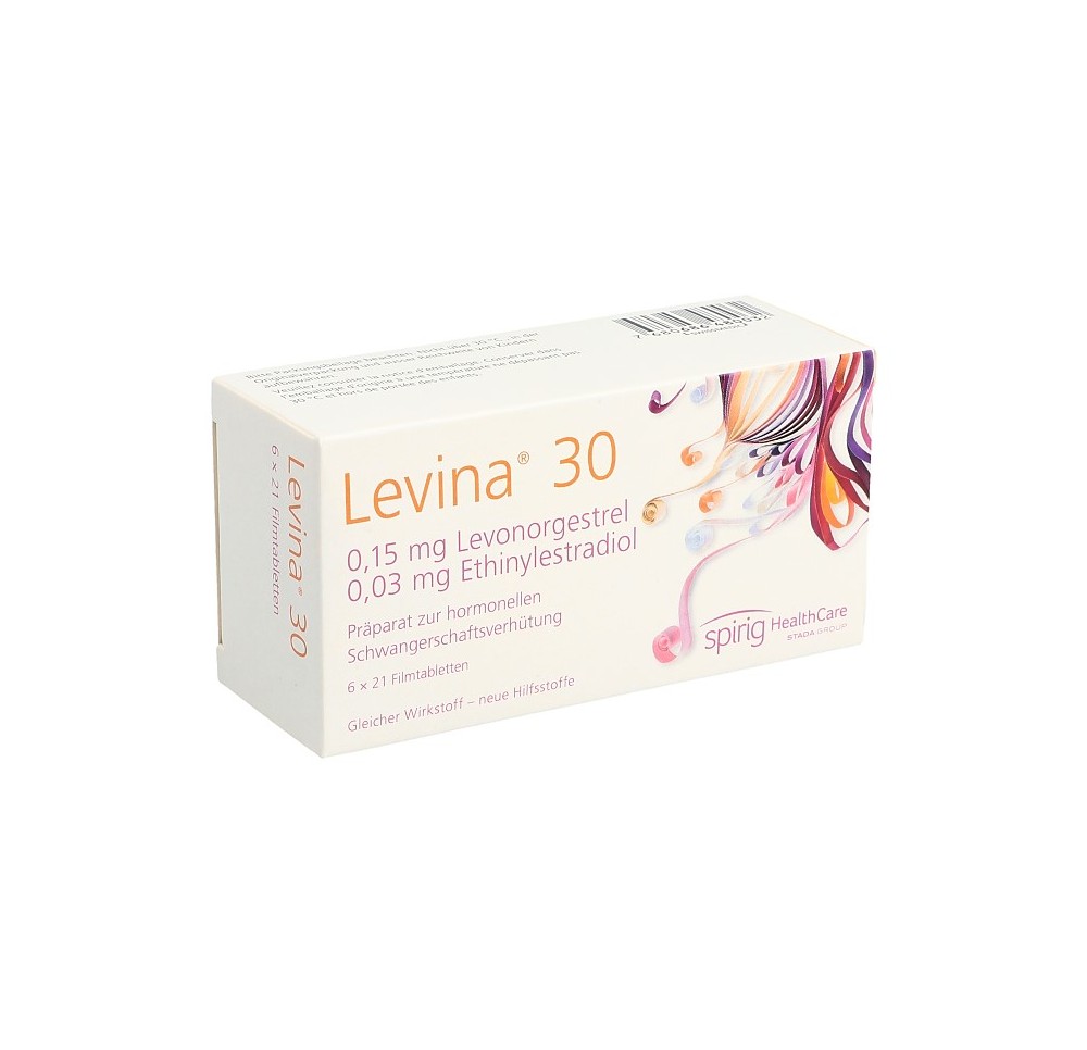 LEVINA 30 cpr pell 6 x 21 pce LEVINA 30 cpr pell 6 x 21 pce