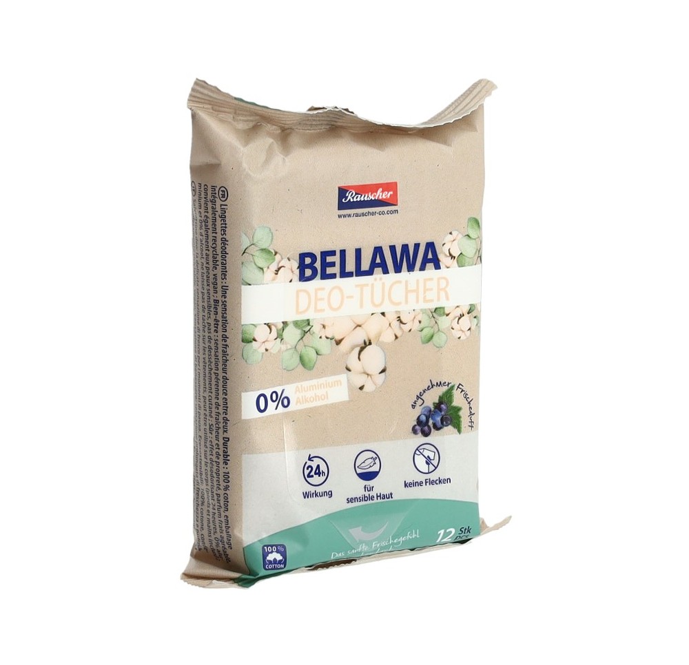 BELLAWA lingettes déodorantes 12 pce