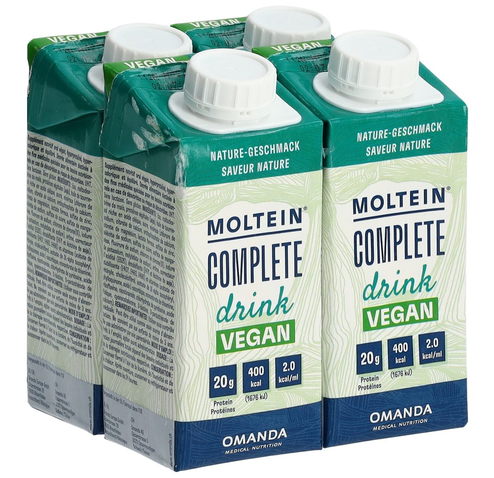 MOLTEIN Complete Drink vegan nature 4 tétra 200 ml
