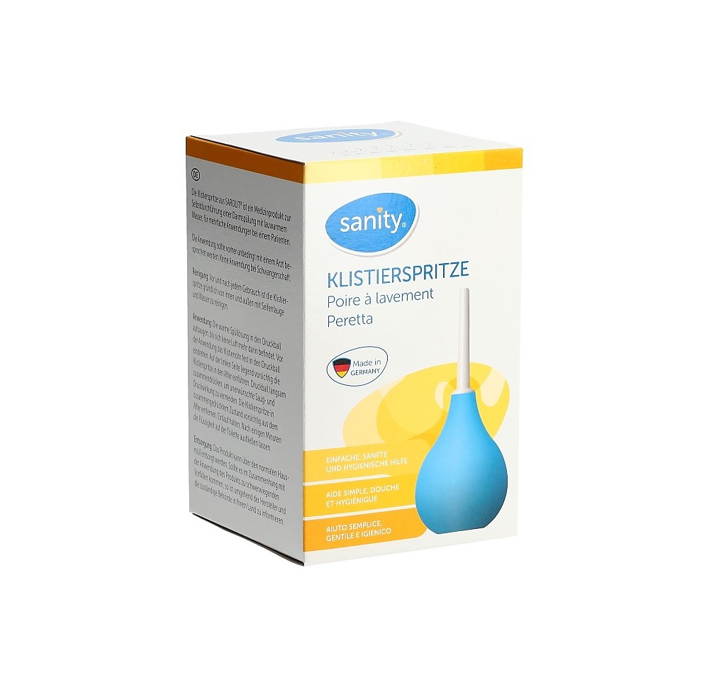 SANITY poire à lavement Gr11 347ml deux pièces