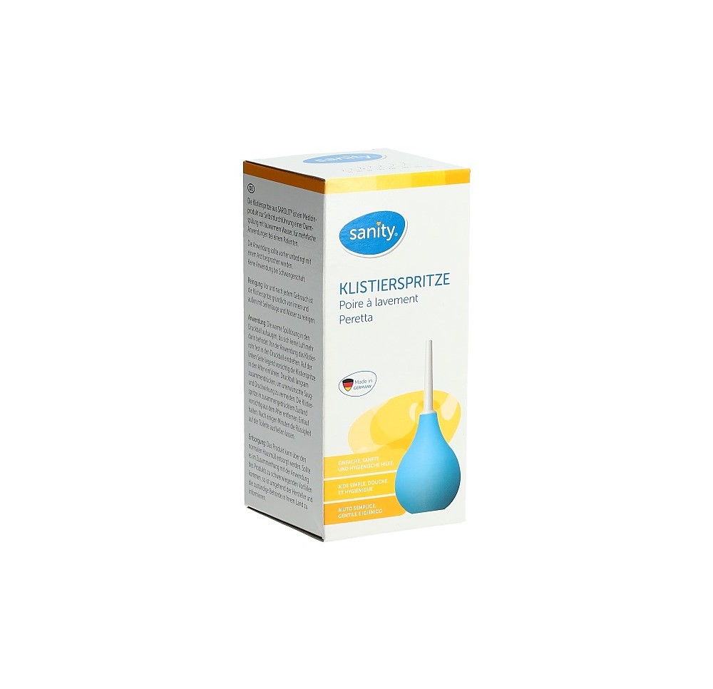 SANITY poire à lavement Gr5 89ml deux pièces