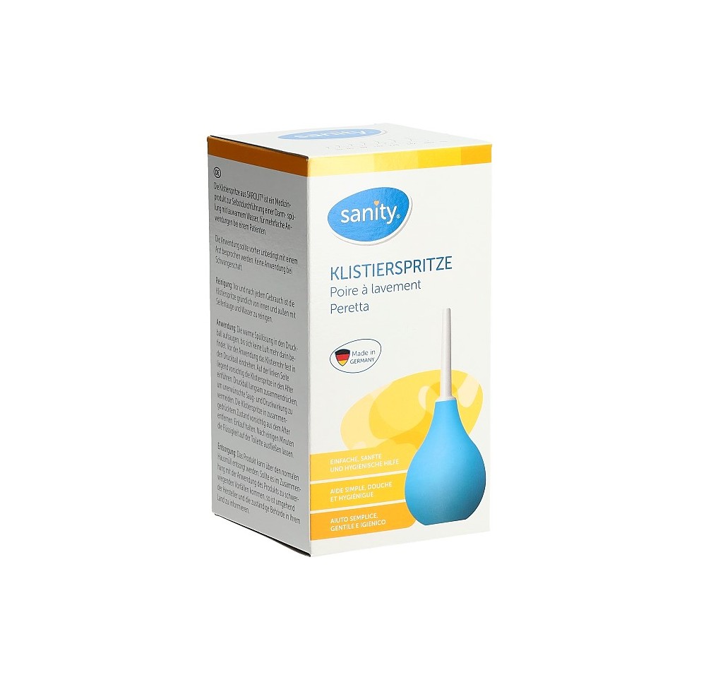 SANITY poire à lavement Gr9 224ml deux pièces