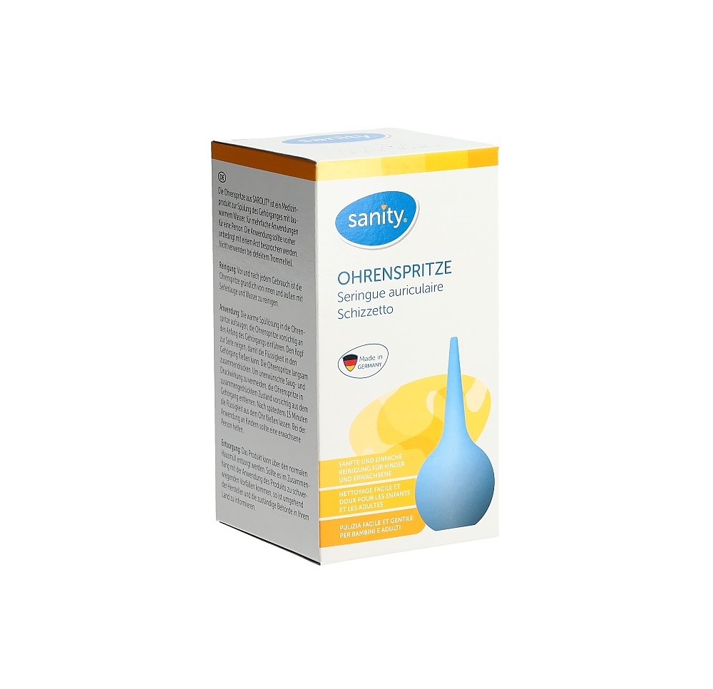SANITY poire lavement pour oreilles Gr9 135ml SANITY poire lavement pour oreilles Gr9 135ml