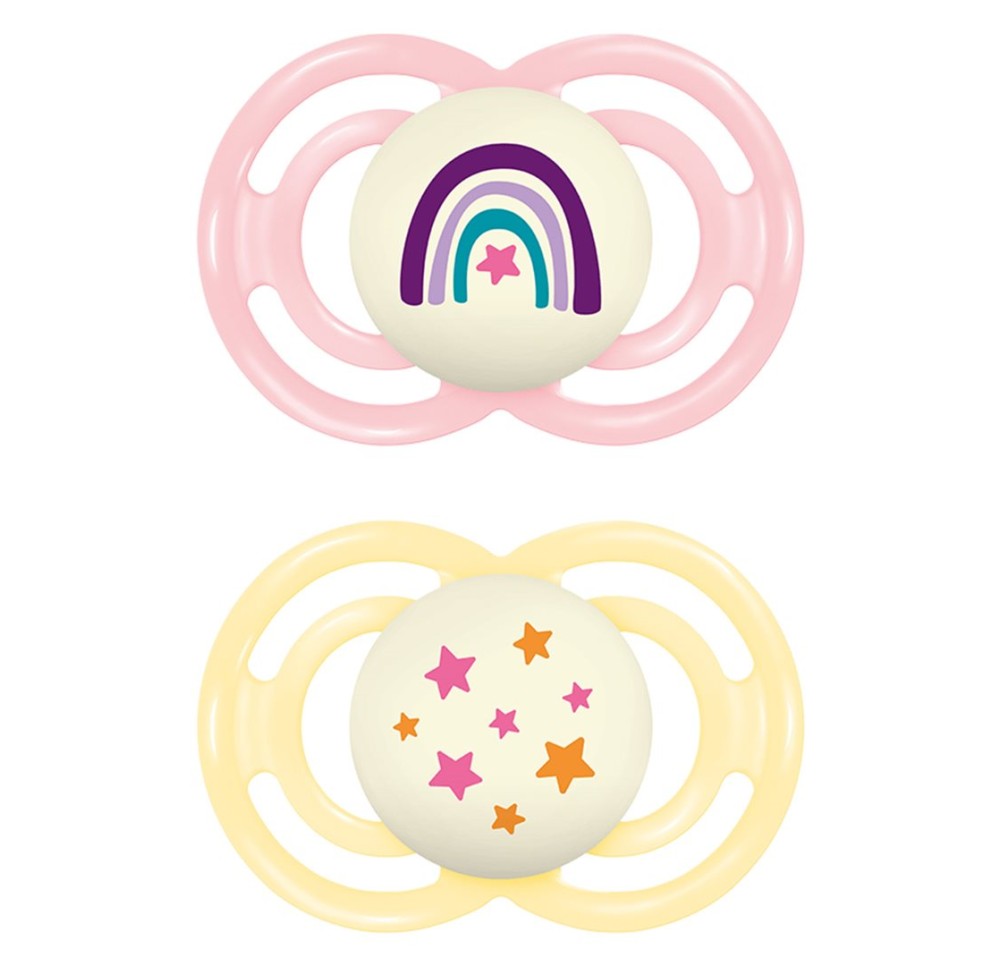 MAM Perfect Night lolette sil 6-16m Girl 2 pce