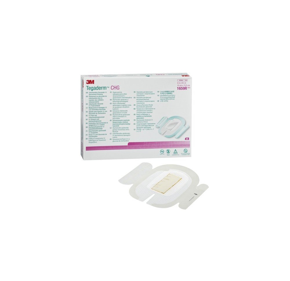 3M TEGADERM CHG 10x15.5cm (n) 25 pce