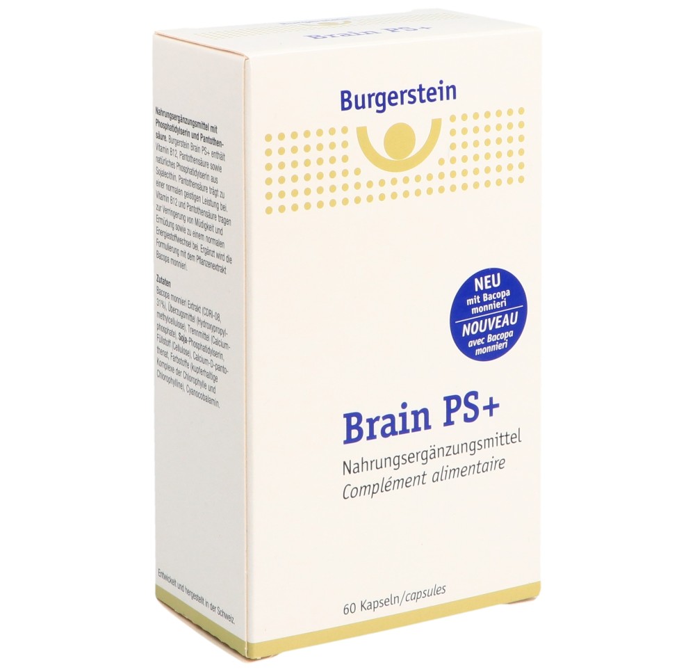 BURGERSTEIN Brain PS+ caps 60 pce