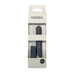 HERBA lime ongles verre av emball 13cm grafit