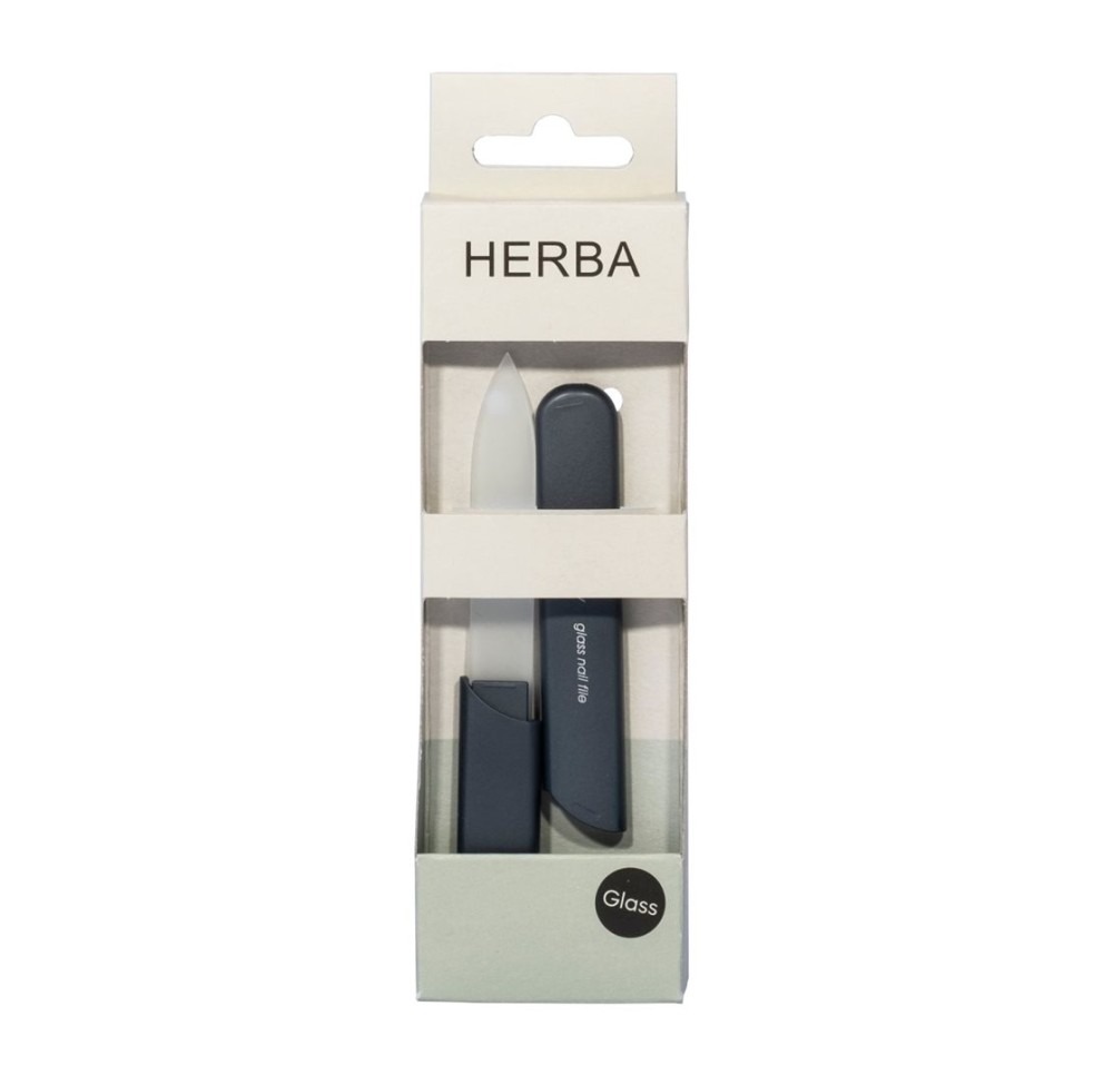 HERBA lime ongles verre av emball 13cm grafit