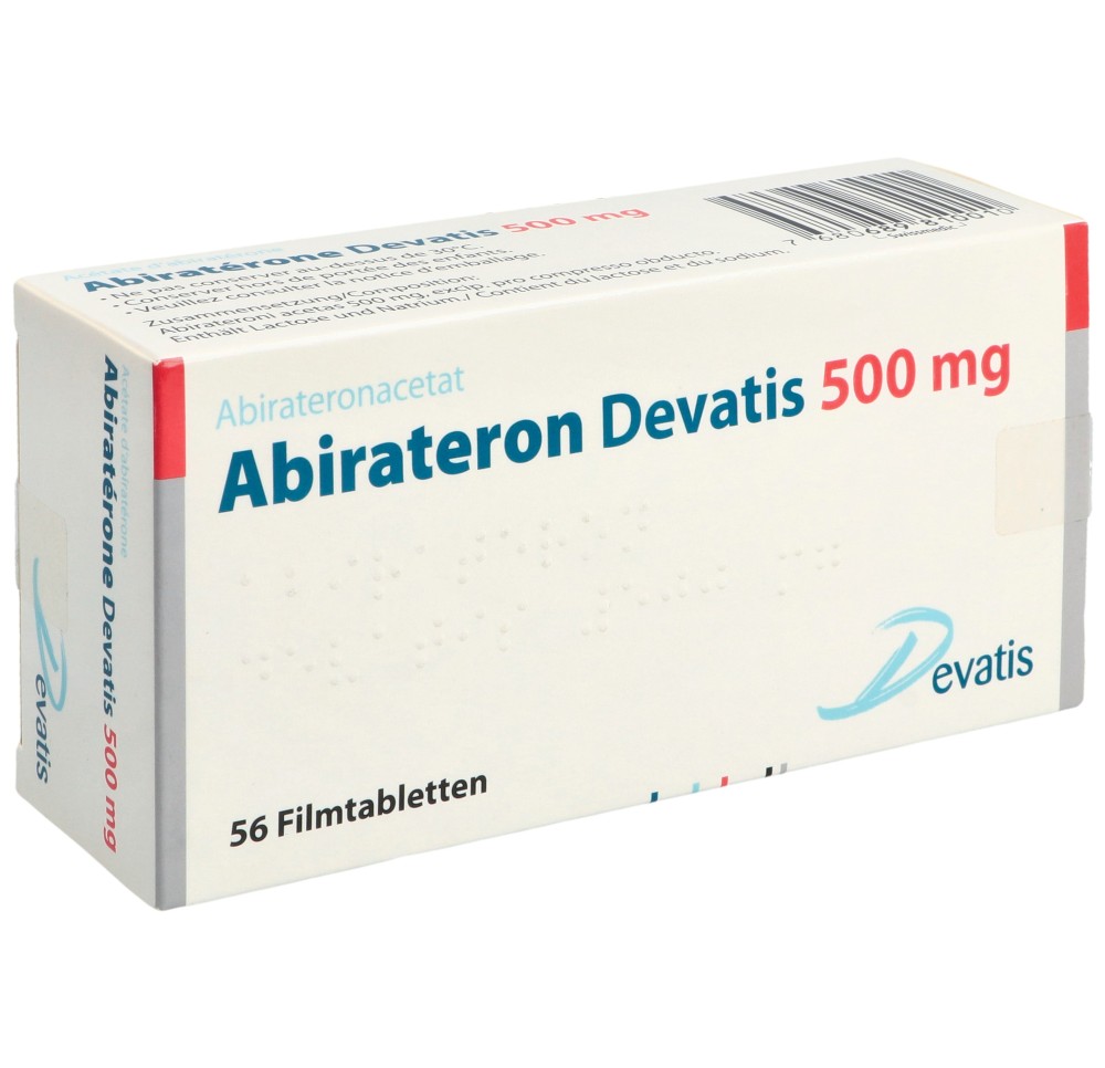 ABIRATERON Devatis cpr pell 500 mg 56 pce ABIRATERON Devatis cpr pell 500 mg 56 pce