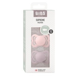 BIBS Silicone Symmetrical 0-6m blos dus lil 2 pce