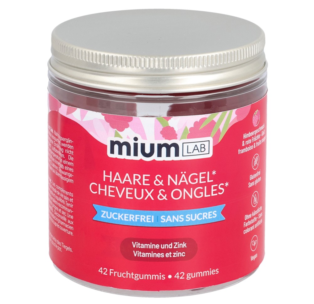 MIUMLAB gummies cheveux et ongles bte 42 pce MIUMLAB gummies cheveux et ongles bte 42 pce