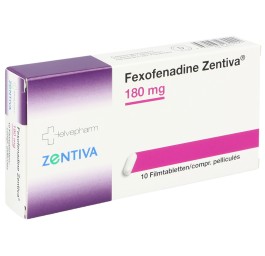 FEXOFENADINE Zentiva cpr pell 180 mg 10 pce