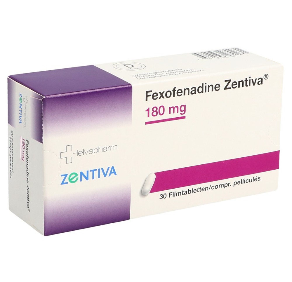 FEXOFENADINE Zentiva cpr pell 180 mg 30 pce