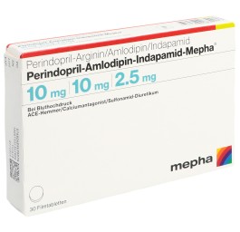 PERINDO AMLO INDAP Mepha 10/10/2.5mg 30 pce