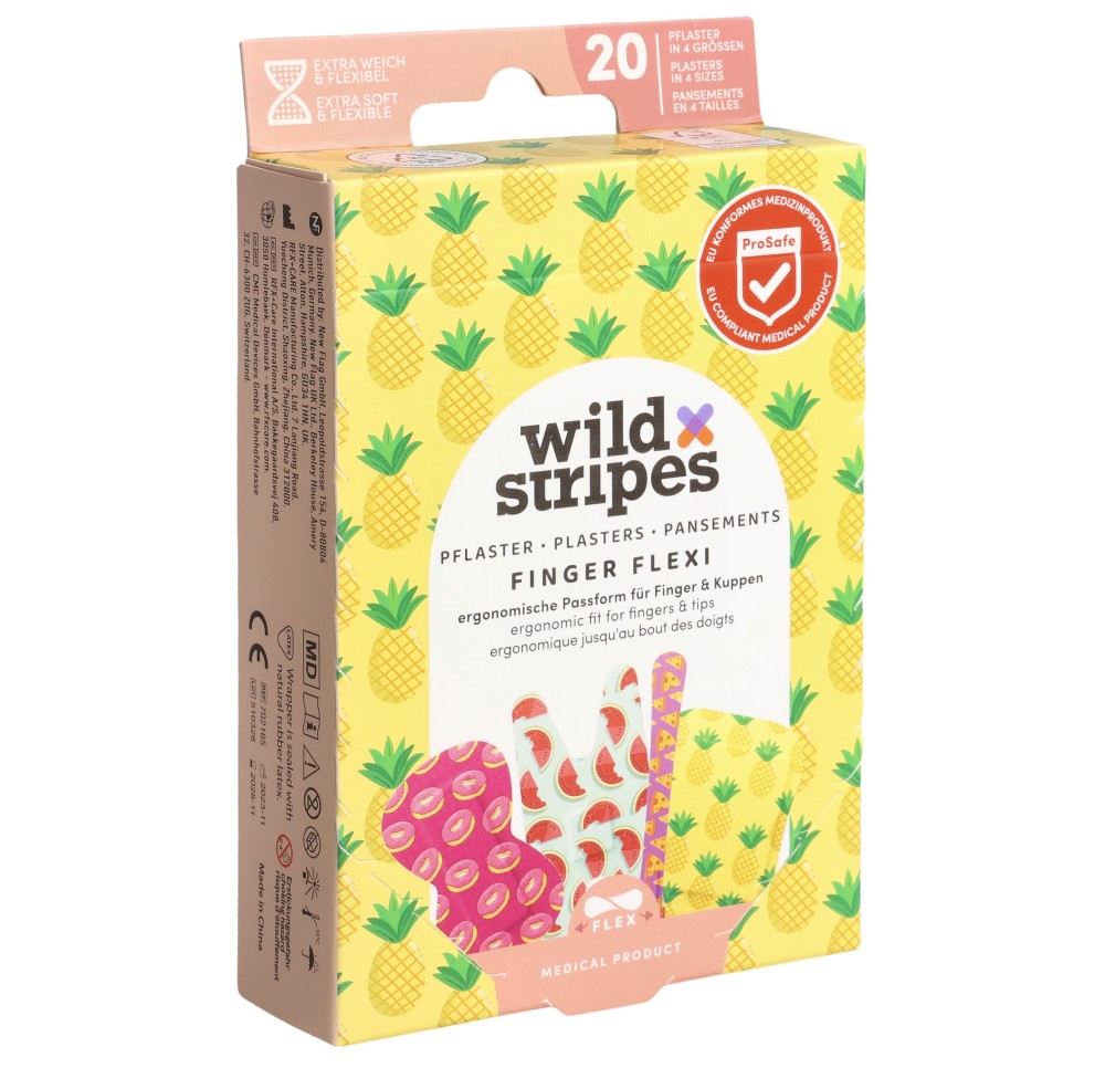 WILD STRIPES pansem coupur égrat Fi Fl Fo 20 pce