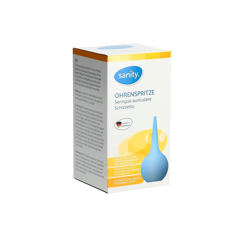 SANITY poire lavement pour oreilles Gr11 206ml SANITY poire lavement pour oreilles Gr11 206ml