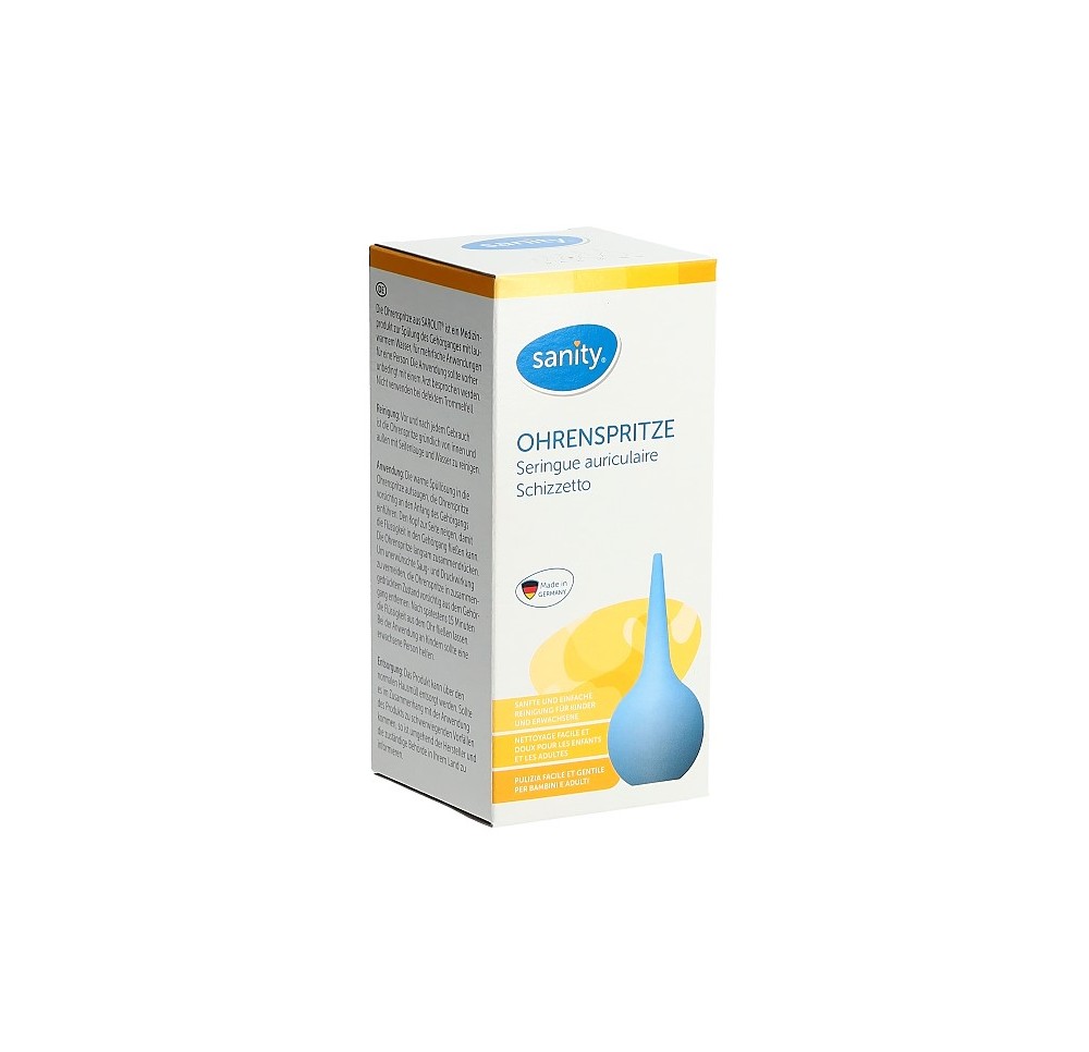 SANITY poire lavement pour oreilles Gr7 75ml (n) SANITY poire lavement pour oreilles Gr7 75ml (n)