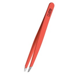 RUBIS pincette biseautée inox rouge écarlate