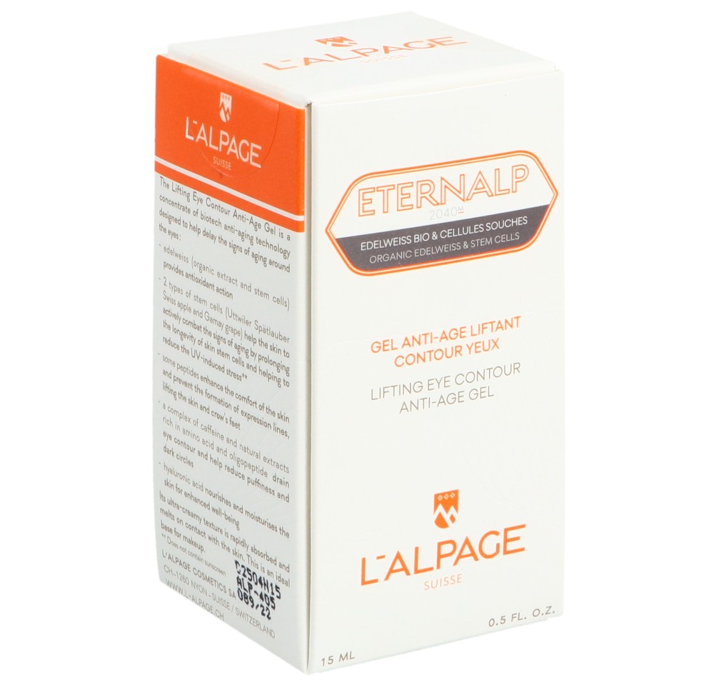 L'ALPAGE Eternalp 2040m anti-âge gel liftant 15 ml L'ALPAGE Eternalp 2040m anti-âge gel liftant 15 ml