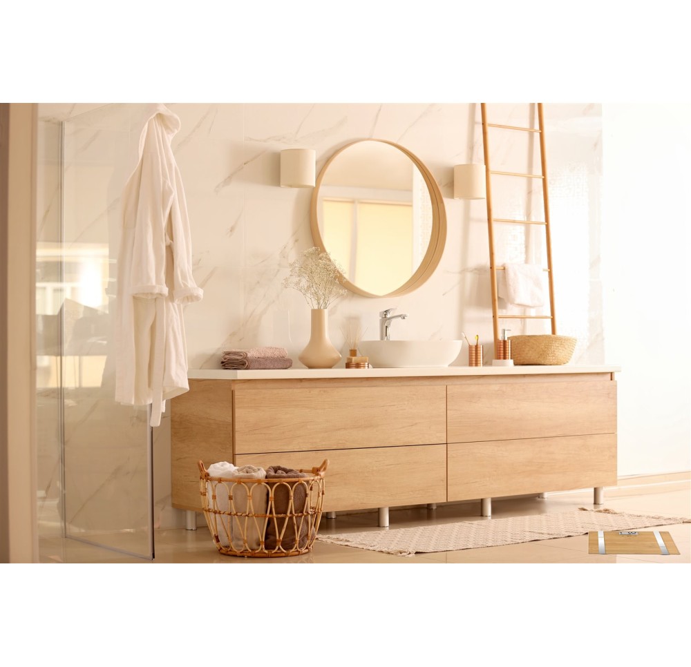 TERRAILLON pèse-personne Bamboo Fit