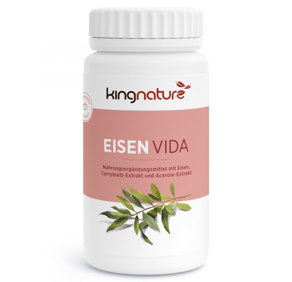 KINGNATURE Eisen Vida caps 21 mg bte 100 pce KINGNATURE Eisen Vida caps 21 mg bte 100 pce