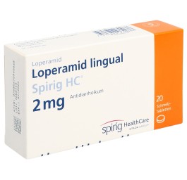 LOPERAMIDE LINGUAL Spirig HC 2 mg 20 pce
