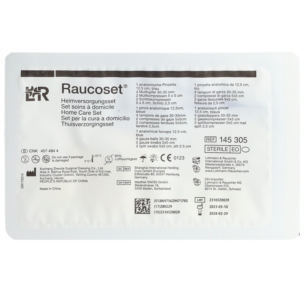 RAUCOSET set de soins à domicile stérile (n) RAUCOSET set de soins à domicile stérile (n)
