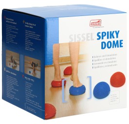 SISSEL Spiky Dome rouge & bleu 2 pce