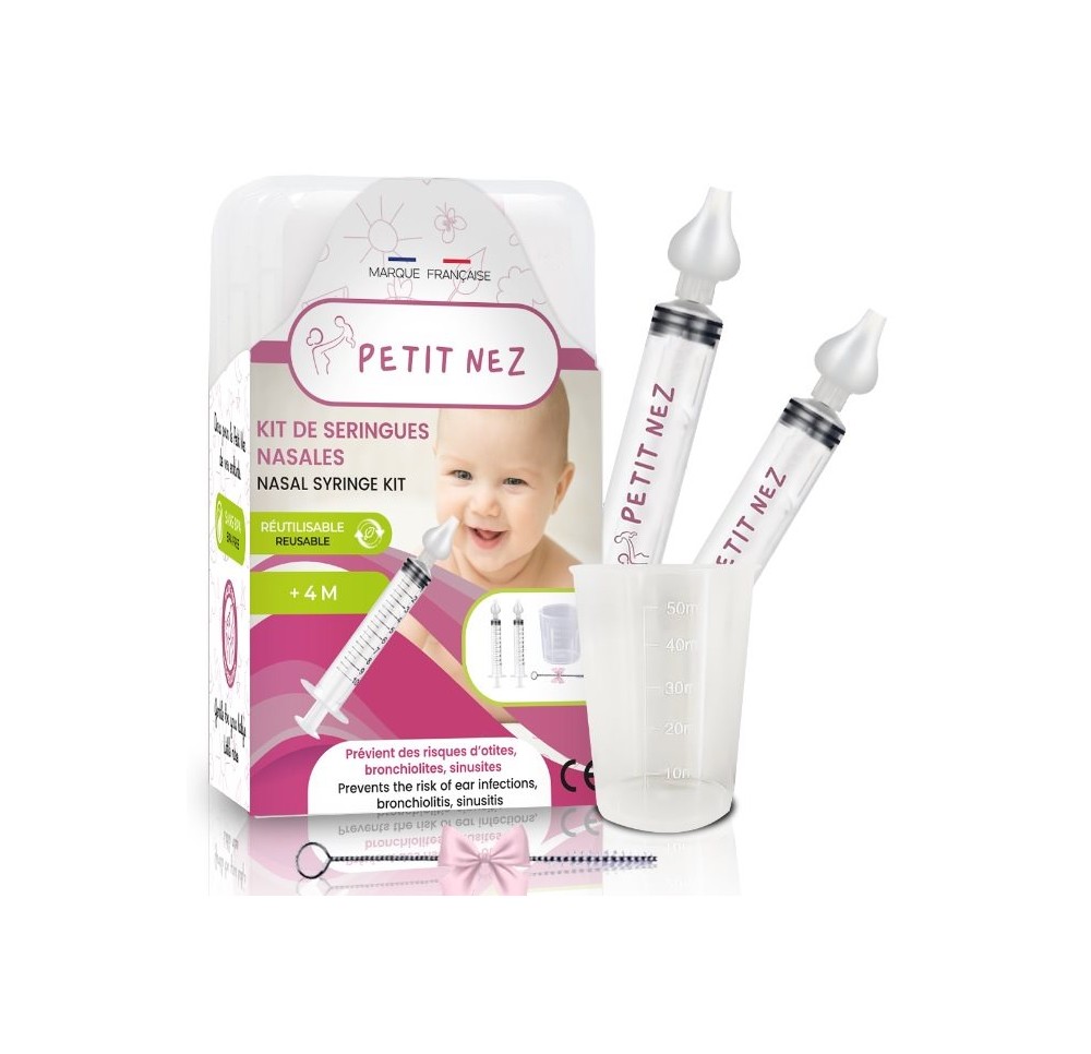 PETIT NEZ Kit seringues nasales 2pce+goupil+doseur PETIT NEZ Kit seringues nasales 2pce+goupil+doseur