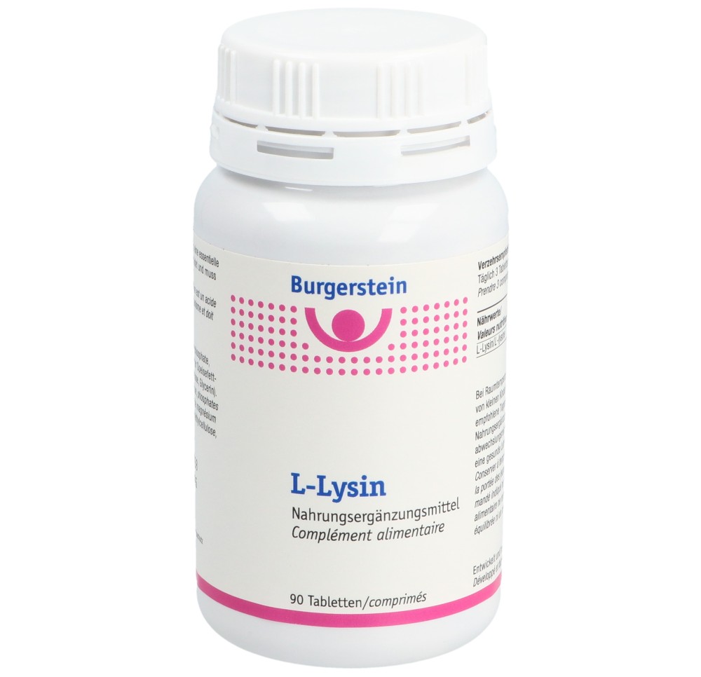 BURGERSTEIN L-Lysin cpr bte 90 pce