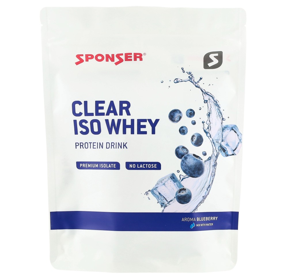 SPONSER Clear Iso Whey Blueberry 450 g SPONSER Clear Iso Whey Blueberry 450 g