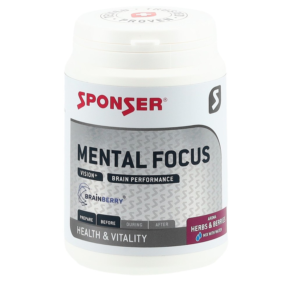 SPONSER Mental Focus Herbs & Berries bte 150 g SPONSER Mental Focus Herbs & Berries bte 150 g
