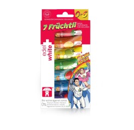 EDEL+WHITE dentifrice enfants 7 fruits 7 x 9.4 ml