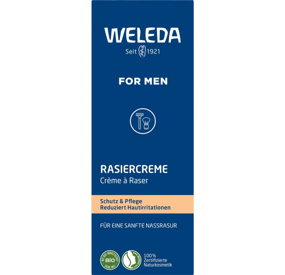 WELEDA FOR MEN crème à raser (n) tb 75 ml WELEDA FOR MEN crème à raser (n) tb 75 ml